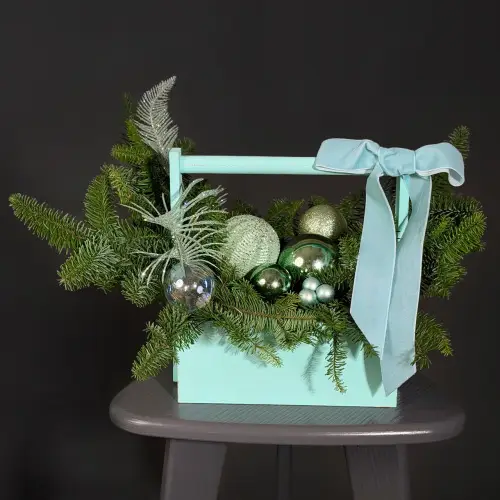 Зимняя композиция "Снежное облако"